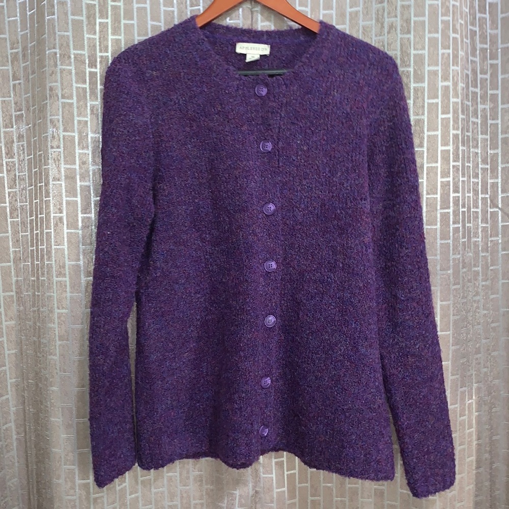 Purple Cardigan